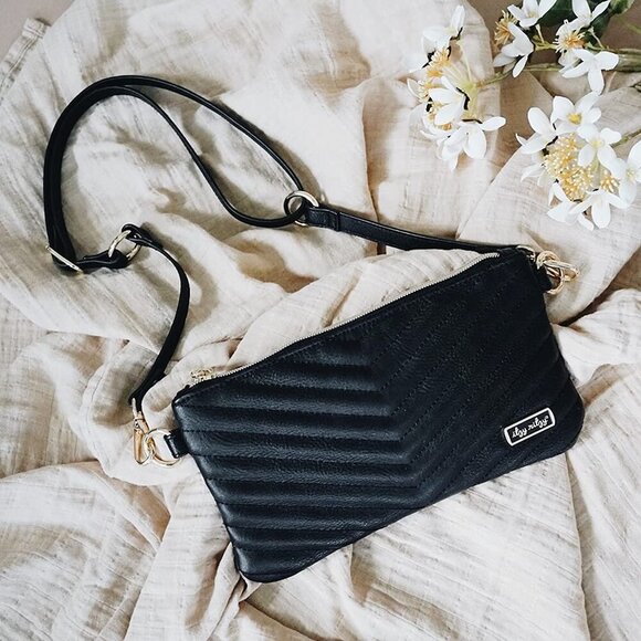 Faux Leather Women's Crossbody Pouch Wallet with 6 Card Slots and Zippered Pocke - Picture 8 of 8